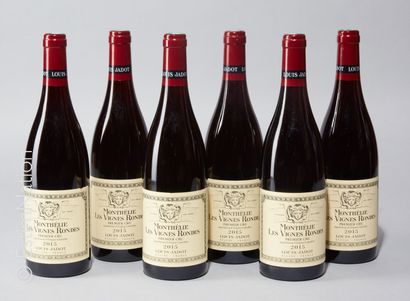 BOURGOGNE 6 bouteilles Monthélie 2015 1er cru "Les Vignes Rondes" Louis Jadot 



Livraison...