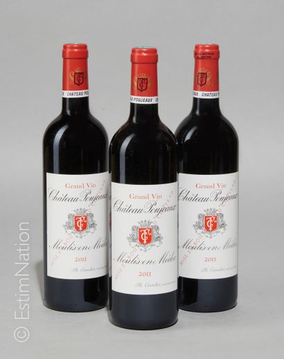 BORDEAUX 3 bouteilles Chateau Poujeaux 2011 Moulis en Médoc 



Livraison optionnelle...