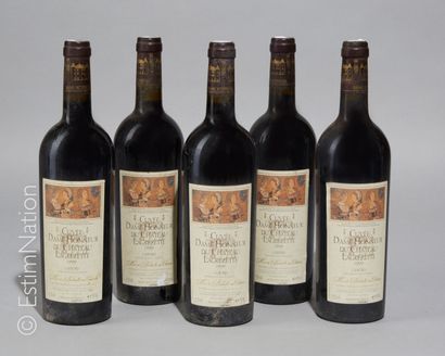 DIVERS 5 bouteilles Cahors 1999 Cuvée dame d'honneur Château Lagrezette 

(E. f)



Livraison...