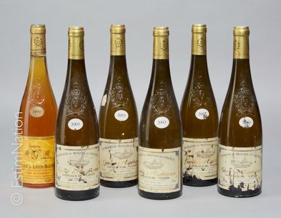 LIQUOREUX 6 bouteilles Panaché Coteaux du layon : 5 Domaine du Moulin, 2 Chasles...