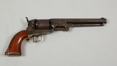 Revolver US Revolver Colt Navy 1851, six coups, calibre 36. 

Canon à pans de 18,5...