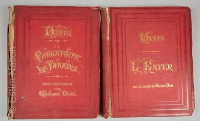 ILLUSTRES - GUSTAVE DORE - DIVERS LITTERATURE Réunion de quatre volumes illustrés...