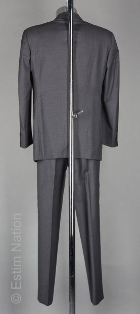 CERRUTTI 1881 COSTUME en laine façonné grise, veste à trois poches (env T 52) (petites...