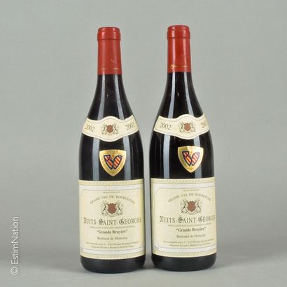 BOURGOGNE 2 bouteilles Nuits-Saint-Georges 2002 "Grande Bruyère" Domaine Bertrand...