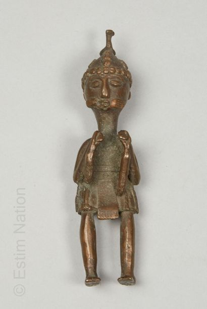 ARTS D'AFRIQUE Statuette Ashanti, Ghana

Alliage de cuivre

H. 15,5 cm



Représentation...