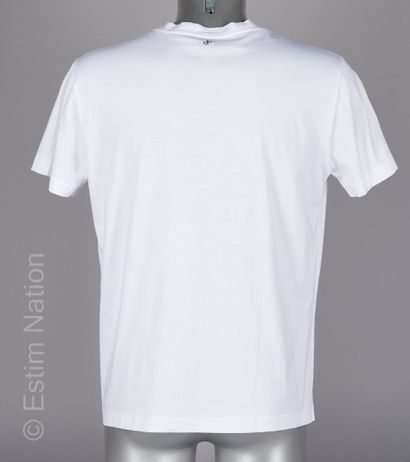 PATOU White cotton TEE SHIRT printed with a text on the allegory (T XL)