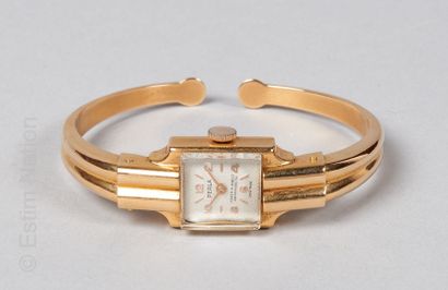 PERLA - BRACELET MONTRE EN OR JAUNE PERLA - Watch bracelet in 18K yellow gold (750...