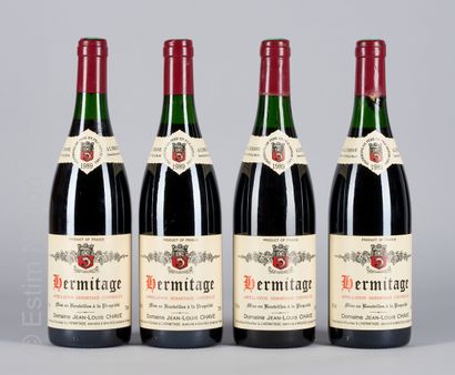 HERMITAGE ROUGE 4 bouteilles HERMITAGE 1989 Jean-Louis Chave

(N. entre 2,5 et 3...