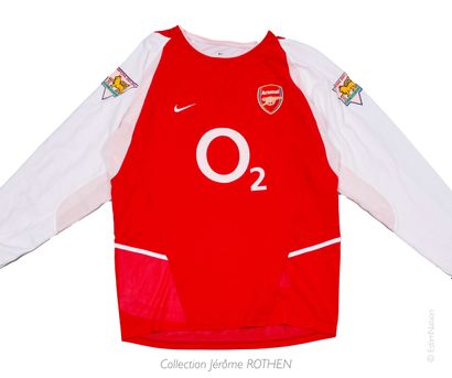 THIERRY HENRY N°14 MAILLOT DE FOOTBALL, attaquant international, Arsenal, saison...