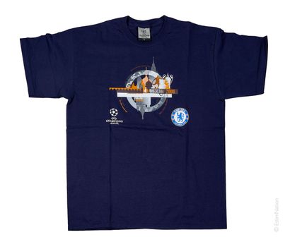 UEFA LIGUE DES CHAMPIONS MOSCOU 2008 FINALE CHELSEA Official TEE SHIRT of the Chelsea...
