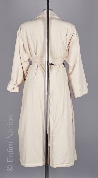 MES DEMOISELLES Paris MANTEAU doudoune en polyester beige, ceinture, boutons façon...