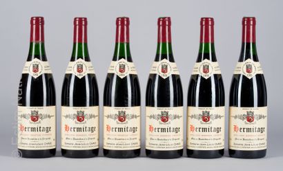 HERMITAGE ROUGE 12 bottles HERMITAGE 1989 Jean-Louis Chave
(N. between 2.5 and 3...
