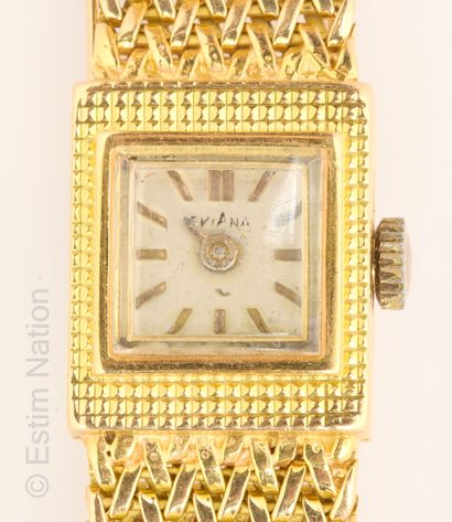 EVIANA Eviana
City watch in 18K yellow gold 750 thousandths with mechanical movement.
-...