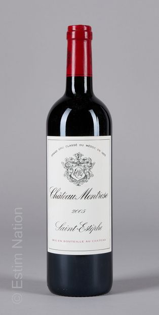 BORDEAUX 1 bouteille CHÂTEAU MONTROSE 2005 Saint-Estèphe
(E. f)