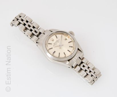 ROLEX Oyster Perpetual Date "Sigma dial
Reference 6916
Ladies' watch in steel with...