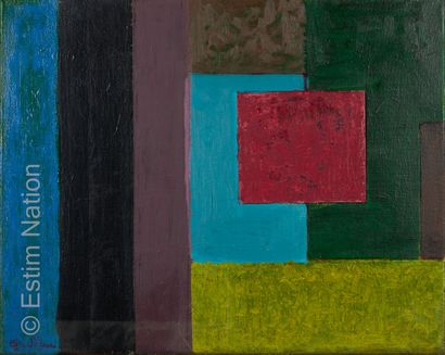 ATELIER ANDRE GUILLOU (1925-2017) Composition géométrique
Huile sur toile. Signée...