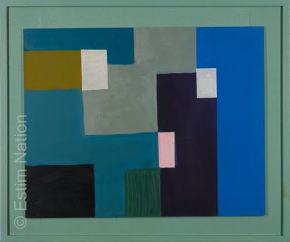 ATELIER ANDRE GUILLOU (1925-2017) Composition géométrique
Huile sur panneau.
Dimensions...