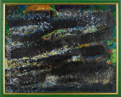 ATELIER ANDRE GUILLOU (1925-2017) Composition
Huile sur toile.
Dimensions : 24 x...
