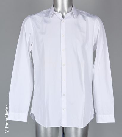 THE KOOPLES THREE cotton SHIRTS: two white and one blue (T L) (no condition guar...