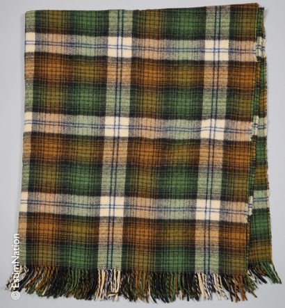 ANONYME TWO fringed plaid wool PLAIDS (no condition guarantee)