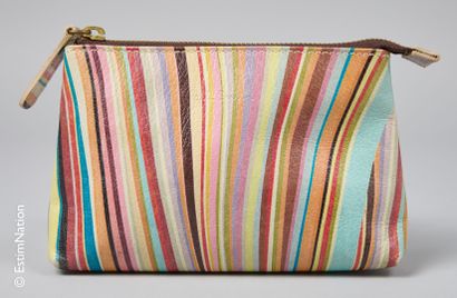 Paul smith Bayadère toiletry bag. Zipper closure. Titled and engraved "Paul Smith".
Size...