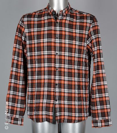 SPORT THE KOOPLES, ARMANI JEANS Classic cotton check shirt (T L), TWO denim-style...