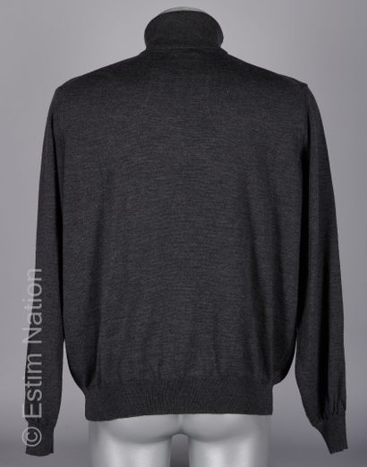 BURBERRY LONDON OVER turtleneck sweater in extra fine anthracite wool (T L) (slight...