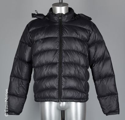 EMPORIO ARMANI DOUDOUNE in black polyamide, two zipped pockets, removable hood (T...