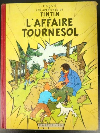 HERGÉ "LES AVENTURES DE TINTIN, L'affaire Tournesol". Ed. Casterman, 1957 (B21)....