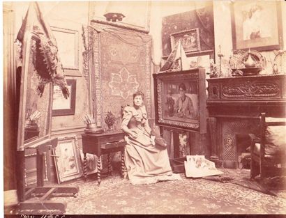 null Edmond Bénard (1838-1907) 
Elizabeth Eleanor Greatorex (peintre, 1854-1897),...