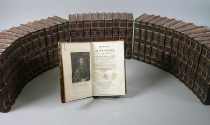 FÉNELON (1651-1715) Ensemble d'ouvrages dont: 

- Histoire de Fénelon, 4 vol., Ed....