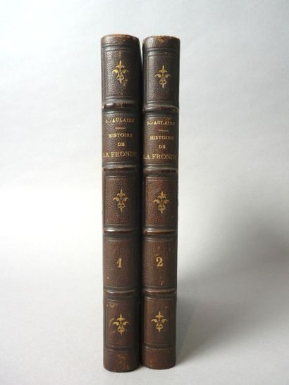 Comte de SAINTE-AULAIRE (1778-1854) NON VENU
"Histoire de la Fronde" en 2 tomes

Illustré...