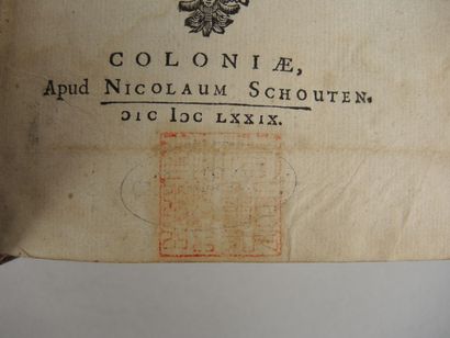 Blaise PASCAL Lettres Provinciales, 

Edité en latin chez Schouten, 1679, 1 volume...