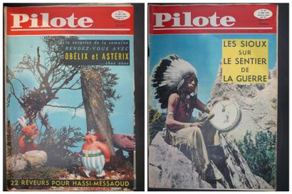 Lot de revue PILOTE Environ 43 volumes réunis...