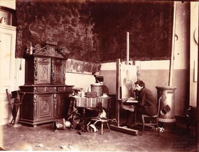 null Edmond Bénard (1838-1907) Lot de 20 épreuves sur papier albuminé représentant...