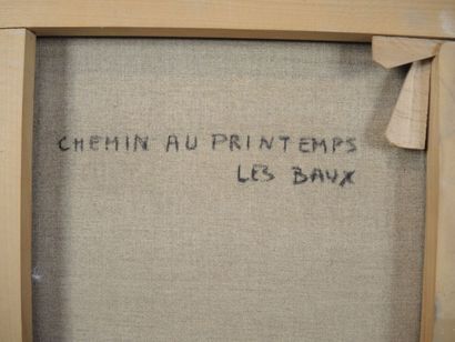 Yves BRAYER (1907-1990) "Les Baux, chemin au printemps, 1973"

Huile sur toile signée...