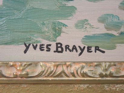 Yves BRAYER (1907-1990) "Les Baux, chemin au printemps, 1973"

Huile sur toile signée...