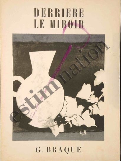 REVUE DERRIÈRE LE MIROIR - ANNÉE 1949 & 1950. MAEGHT ÉDITEUR Quatre revues "D.L.M."...