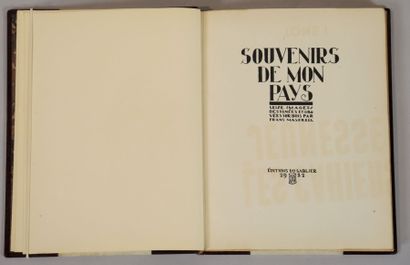 Frans masereel (1889 - 1972) « Souvenirs de mon pays » Illustré de 16 bois gravés

Éditions...