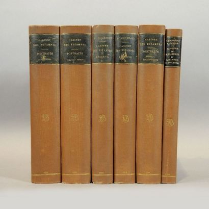 ARTS GRAPHIQUES ESTAMPES Lot de 6 volumes composé de :

- F. COURBOIN Catalogue sommaires...