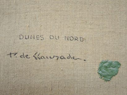 Pierre de CLAUSADE (1910-1976) "Dunes du Nord"

Huile sur toile signée et titrée...
