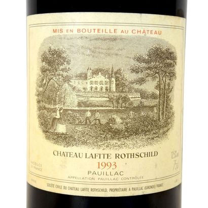LAFITE ROTSCHILD 3 bouteilles de Pauillac Château Lafite Rotschild 1993.