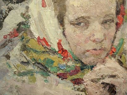 V.V. CHEPELIOV « Portrait de jeune femme »

Huile sur carton signée et datée 58 en...