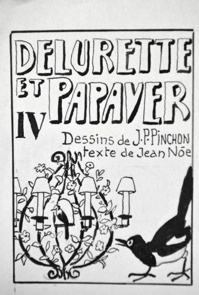 PLANCHES ORIGINALES / ILLUSTRATIONS / SÉRIGRAPHIES PINCHON, Joseph, Porphyre. (1871-1953)...