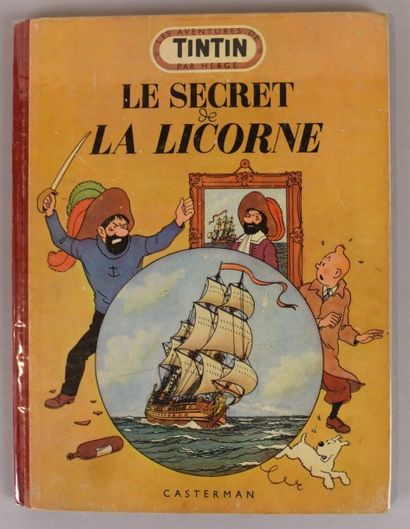 ALBUM TINTIN Album des Aventures de Tintin : Le secret de la Licorne


 1952 - B6...