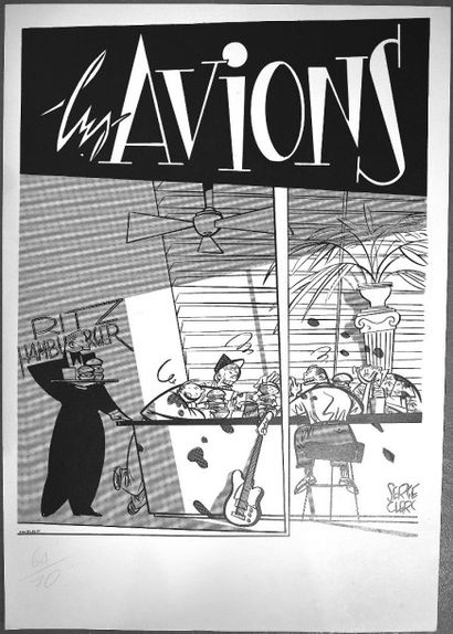 AFFICHE BD Affiche BD


CLERC, Serge (1957) 


Affiche offset "les Avions"- n° 64/70...
