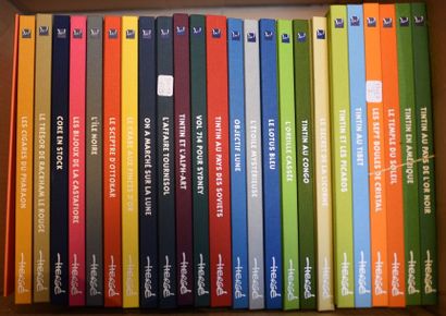 ARCHIVES TINTIN Ensemble des 25 volumes " Les Archives TINTIN" - Ed. Moulinsart -...