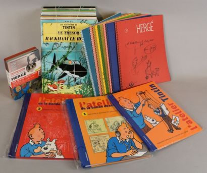DIVERS TINTIN DIVERS - Ensemble comprenant : le bloc de 2 DVD documentaires "Tintin...