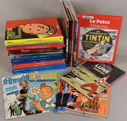 OUVRAGES TINTIN Lot d'ouvrages sur l'œuvre d'Hergé et sur Tintin (Presse)


ensemble...