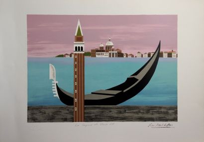 Jean PICART LE DOUX (1902-1982) "La lagune de Venise"

Lithographie en couleurs signée...